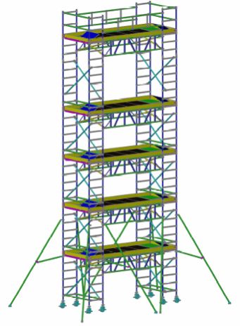 Bridge Way Mobile Scaffold Tower 01
