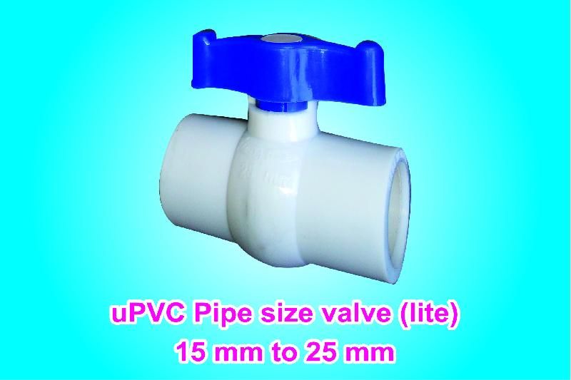 UPVC Pipe Size Ball Valve 01
