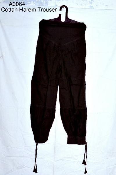 Cotton Harem Trouser (A0064)