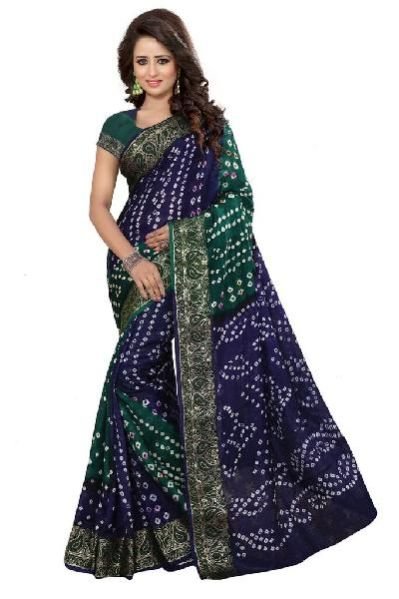 Patli Palu Bandhani Saree 03