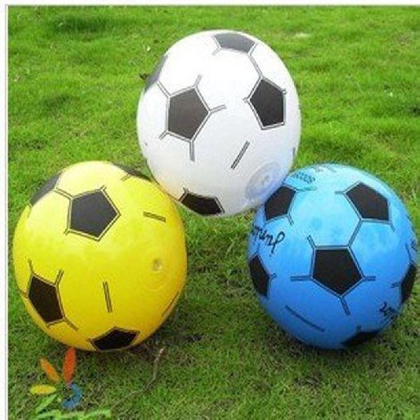 soccer ball's  inflatable