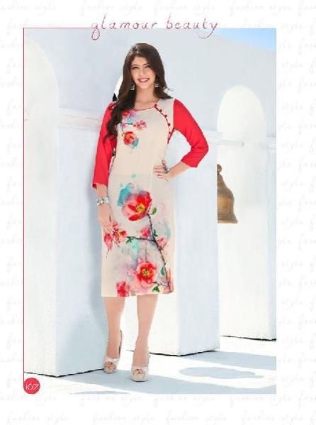 107 Digital Printed Kurti