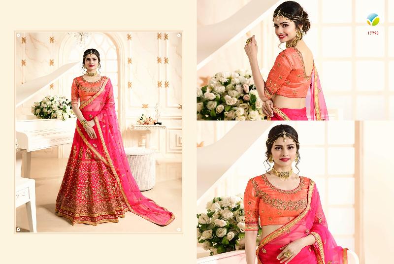 17792 Pure Silk Lehenga Choli
