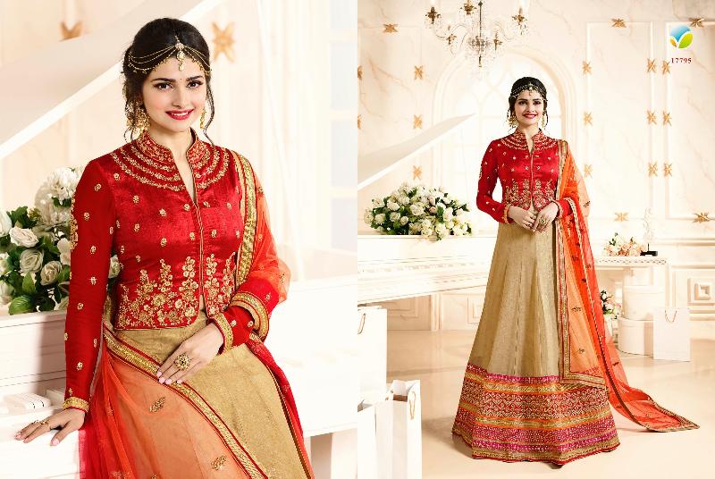 17795 Pure Silk Lehenga Choli