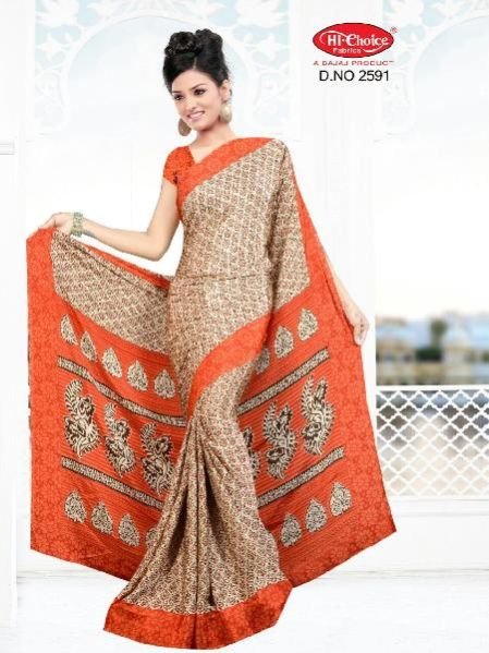 2591 Crepe Saree
