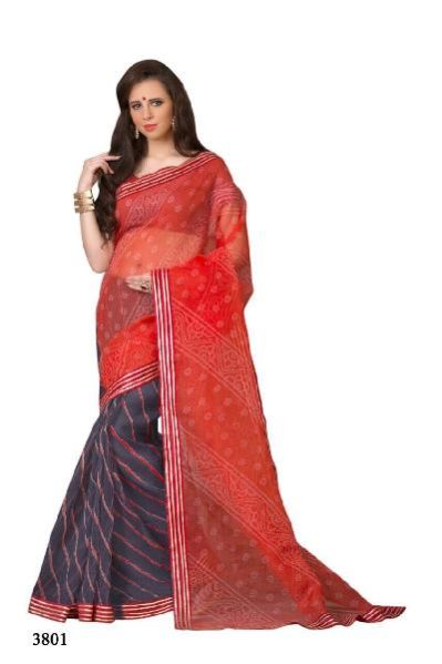3801 Cotton Net Saree