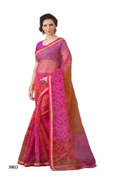 3803 Cotton Net Saree