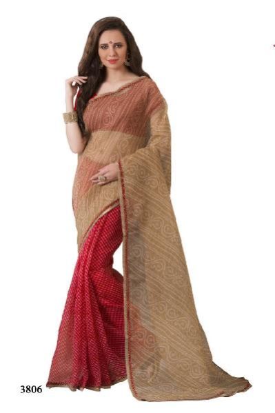 3806 Cotton Net Saree