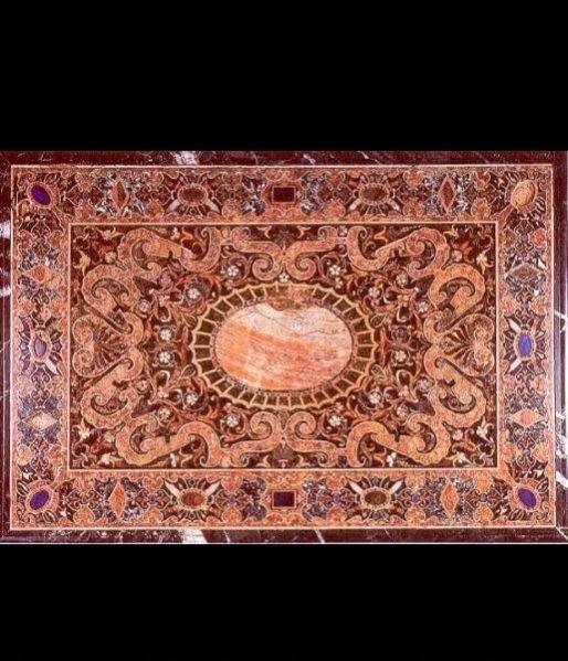 Italian Marble Inlay Table Top 01