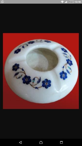 Marble Inlay Ashtray 01