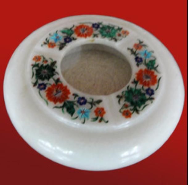 Marble Inlay Ashtray 02