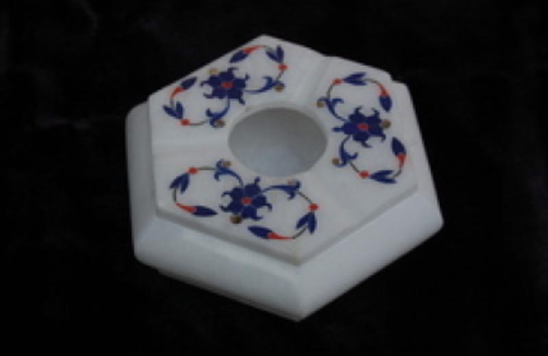 Marble Inlay Ashtray 05