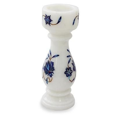 Marble Inlay Candle Holder 01