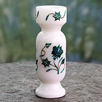 Marble Inlay Candle Holder 02