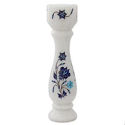 Marble Inlay Candle Holder 03
