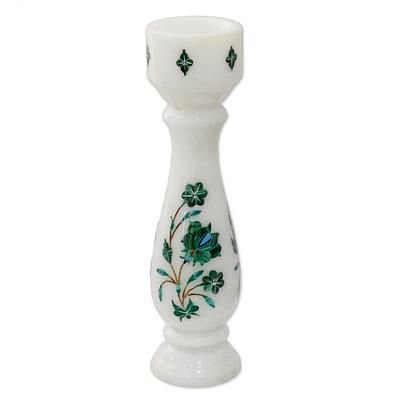 Marble Inlay Candle Holder 04