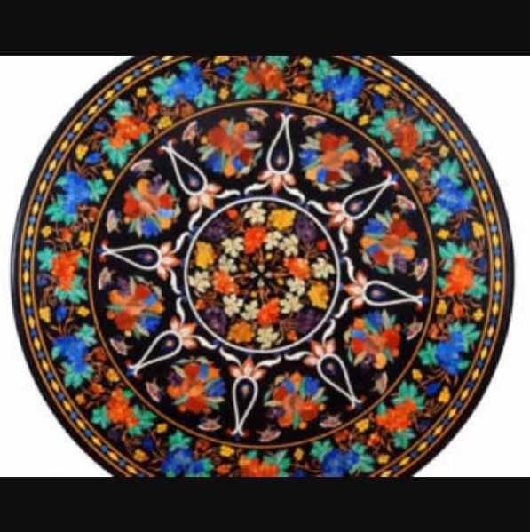 Marble Inlay Coffee Table Top 01