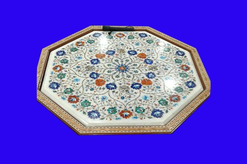 Marble Inlay Coffee Table Top 02