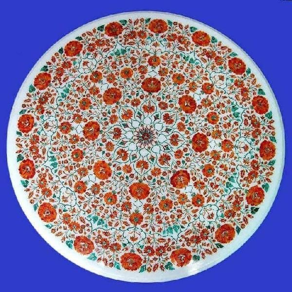 Marble Inlay Coffee Table Top 06