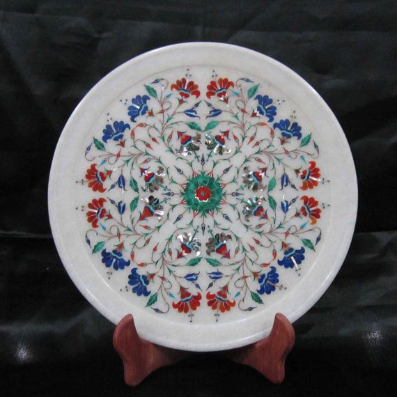 Marble Inlay Plates 05