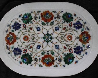 Marble Inlay Tray 01