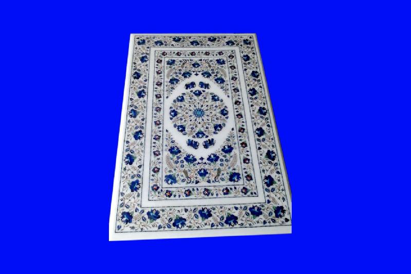 Rectangle Marble Inlay Table Top 03