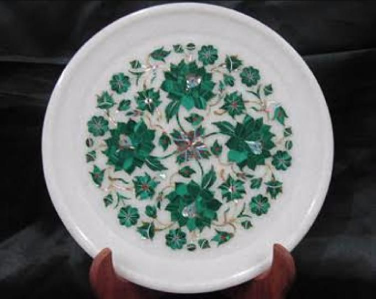 Round Marble Inlay Plates 07