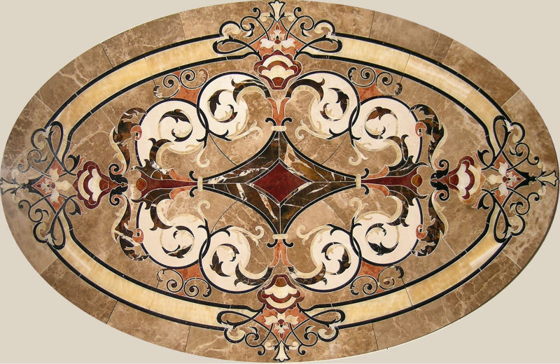 Semi Precious Stone Medallions 03