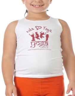 Girls Round Neck Yoga T-Shirt 01