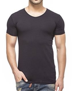 Mens Plain Half Sleeve Round Neck T-Shirt 04