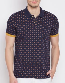 Mens Printed Polo T-Shirt 01