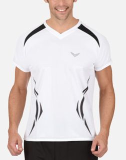 Mens Sports Half Sleeve V Neck T-Shirt 01