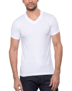 Mens Sports Half Sleeve V Neck T-Shirt 02