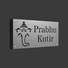 Stainless Steel Name Plate 02