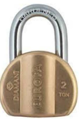 Brass Padlock 01