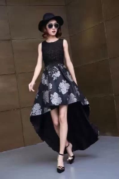 Ladies Party Wear One Piece Dresses 02