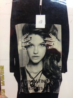 Ladies Round Neck T-shirts 02