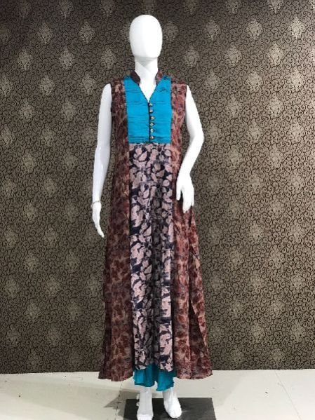 2242 Firozi Ladies Rayon Kurtis