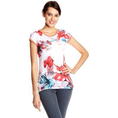 Ladies Round Neck T-Shirt 02