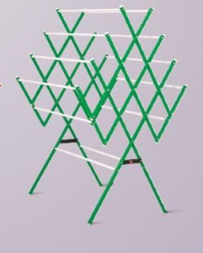 Green & White Cloth Drying Stand