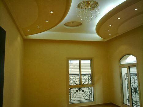 Gypsum False and Grid Ceiling Work  02
