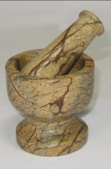 Marble Mortar Pestle 01