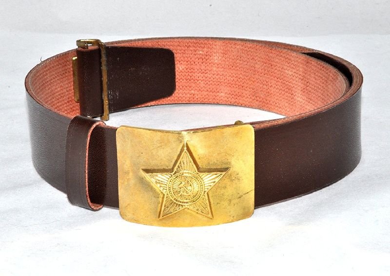 Leather Army Belt 01