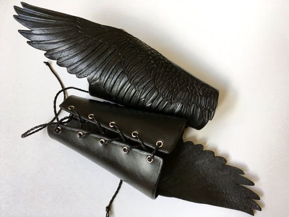 Leather Hand Bracers 01