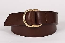 Leather Ring Belt 01