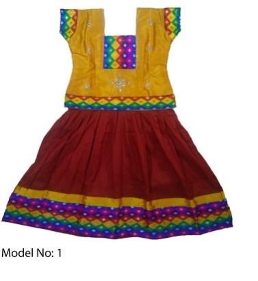 Girls Pattu Pavadai 01