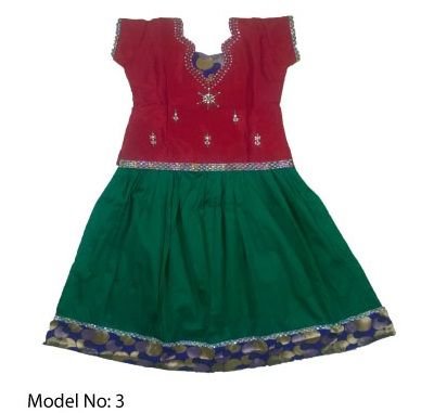 Girls Pattu Pavadai 02