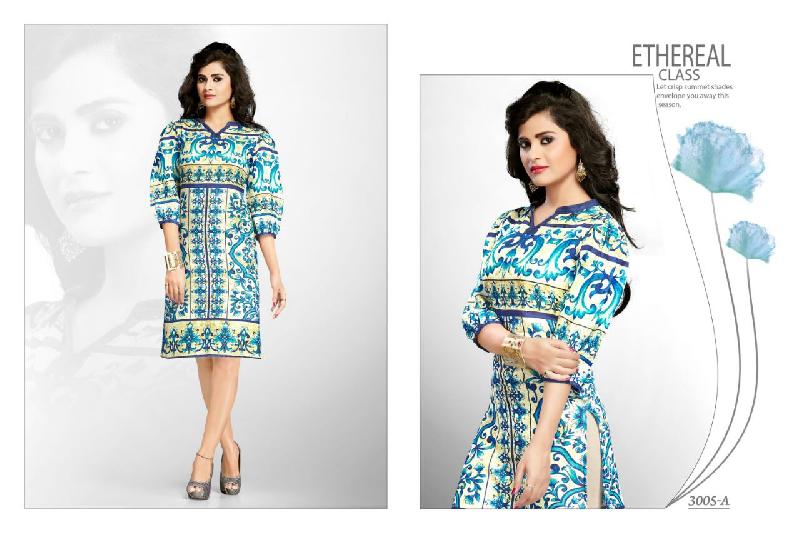Digital Printed Cotton Kurti 04