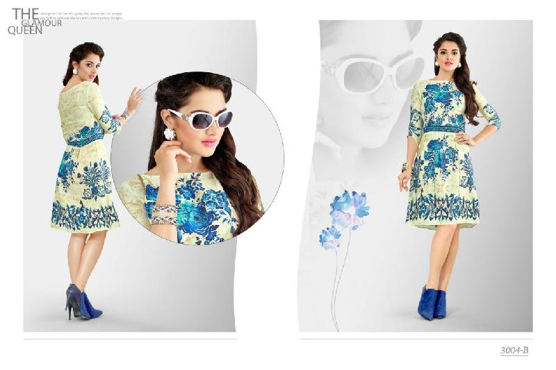 Digital Printed Cotton Kurti 05