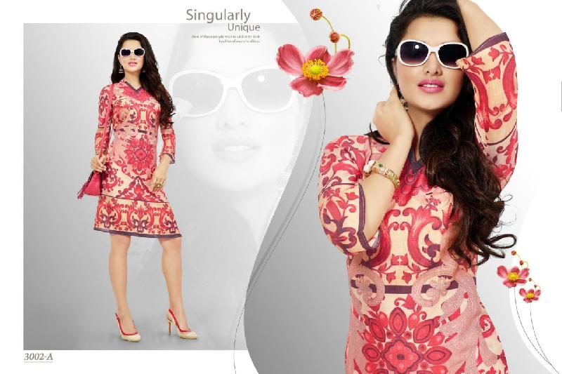 Digital Printed Cotton Kurti 11
